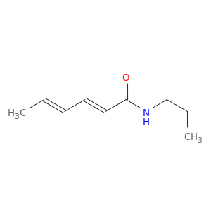 2,4-Hexadienamide, N-propyl-, (2E,4E)-