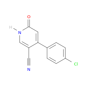 3-Pyridinecarbonitrile, 4-(4-chlorophenyl)-1,6-dihydro-6-oxo-