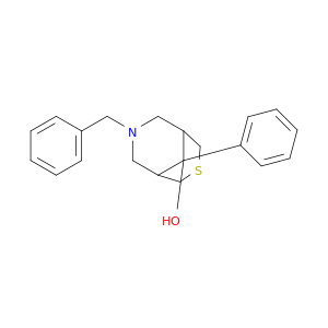 3-Thia-7-azabicyclo[3.3.1]nonan-9-ol,9-phenyl-7-(phenylmethyl)-, syn- (9CI)