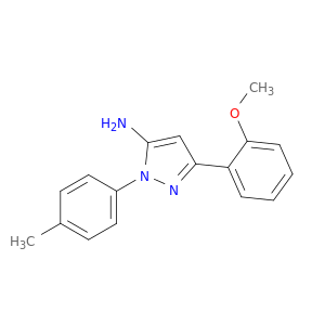 3-(2-Methoxyphenyl)-1-(4-methylphenyl)-1H-pyrazol-5-amine