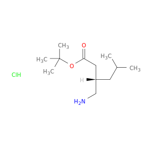 tert-Butyl (3S)-3-(aminomethyl)-5-methylhexanoate hydrochloride