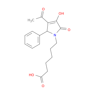 1H-Pyrrole-1-hexanoicacid, 3-acetyl-2,5-dihydro-4-hydroxy-5-oxo-2-phenyl-