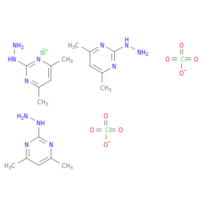 Nickel(2+), tris(2-hydrazino-4,6-dimethylpyrimidine)-, diperchlorate