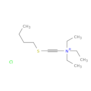 Ethynaminium, 2-(butylthio)-N,N,N-triethyl-, chloride