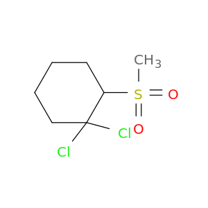 Cyclohexane, 1,1-dichloro-2-(methylsulfonyl)-