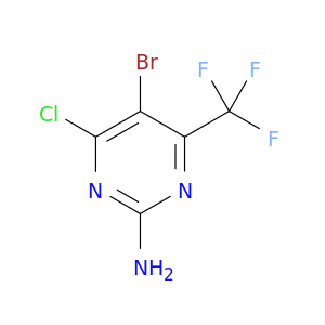 5-Bromo-4-chloro-6-(trifluoromethyl)pyrimidin-2-amine