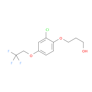 1-Propanol, 3-[2-chloro-4-(2,2,2-trifluoroethoxy)phenoxy]-