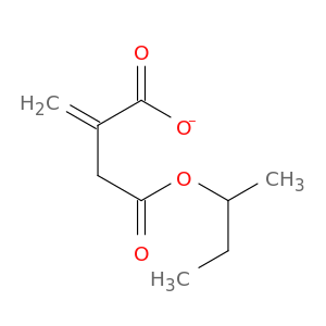 Butanedioic acid, methylene-, 4-(1-methylpropyl) ester