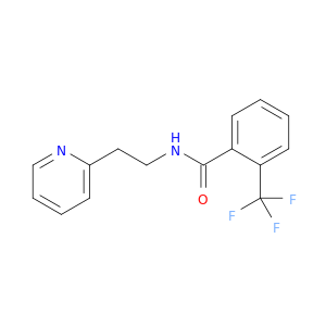 Benzamide, N-[2-(2-pyridinyl)ethyl]-2-(trifluoromethyl)-