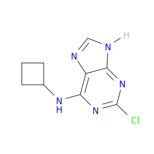 9H-PURIN-6-AMINE, 2-CHLORO-N-CYCLOBUTYL-