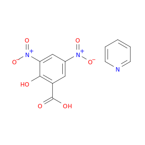 Benzoic acid, 2-hydroxy-3,5-dinitro-, compd. with pyridine (1:1)