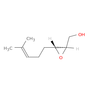 Oxiranemethanol, 3-(4-methyl-3-pentenyl)-, (2R,3R)-