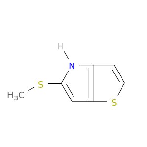 4H-Thieno[3,2-b]pyrrole, 5-(methylthio)-