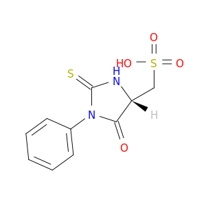 4-Imidazolidinemethanesulfonic acid, 5-oxo-1-phenyl-2-thioxo-, (S)-