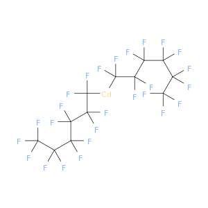 Cadmium, bis(tridecafluorohexyl)-