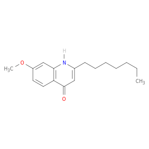 4(1H)-Quinolinone, 2-heptyl-7-methoxy-
