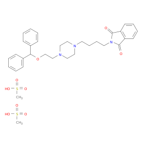 2-(4-(4-(2-(DIPHENYLMETHOXY)ETHYL)-(PIPERAZIN-1-YL))BUTYL)-1H-ISOINDOLE-1,3(2H)-DIONE DIMETHANESULFONATE