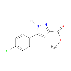 5-(4-氯苯基)-1H-吡唑-3-羧酸甲酯