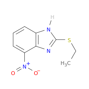 1H-Benzimidazole, 2-(ethylthio)-4-nitro-