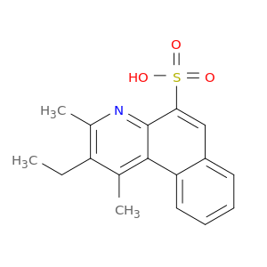 Benzo[f]quinoline-5-sulfonicacid, 2-ethyl-1,3-dimethyl-