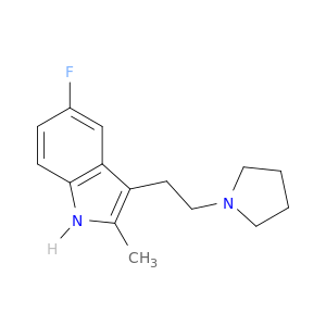 5-Fluoro-2-methyl-3-(2-(pyrrolidin-1-yl)ethyl)-1H-indole