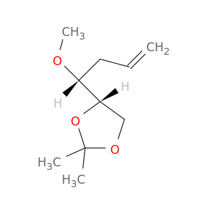 1,3-Dioxolane, 4-[(1R)-1-methoxy-3-butenyl]-2,2-dimethyl-, (4S)-