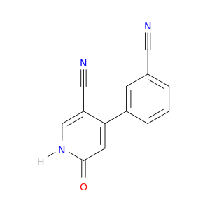 3-Pyridinecarbonitrile, 4-(3-cyanophenyl)-1,6-dihydro-6-oxo-
