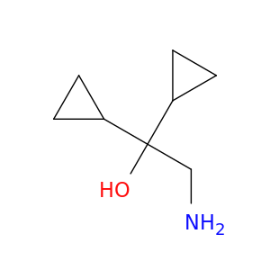 2-amino-1,1-dicyclopropylethan-1-ol