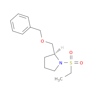 Pyrrolidine, 1-(ethylsulfonyl)-2-[(phenylmethoxy)methyl]-, (S)-