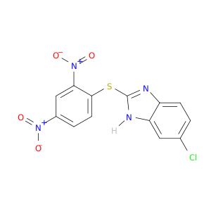 1H-Benzimidazole, 5-chloro-2-[(2,4-dinitrophenyl)thio]-