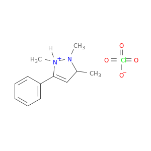 1H-Pyrazolium, 1,2,3-trimethyl-5-phenyl-, perchlorate