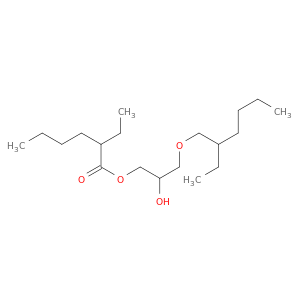 Hexanoic acid, 2-ethyl-, 3-[(2-ethylhexyl)oxy]-2-hydroxypropyl ester