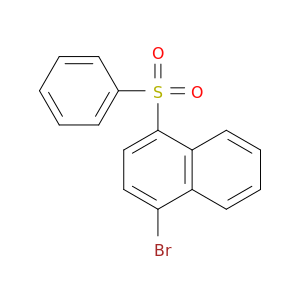Naphthalene, 1-bromo-4-(phenylsulfonyl)-