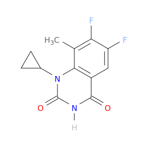 2,4(1H,3H)-QUINAZOLINEDIONE, 1-CYCLOPROPYL-6,7-DIFLUORO-8-METHYL-