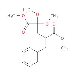 Pentanedioic acid, 2,2-dimethoxy-4-(phenylmethyl)-, dimethyl ester