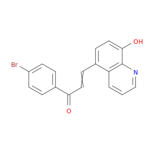 2-Propen-1-one, 1-(4-bromophenyl)-3-(8-hydroxy-5-quinolinyl)-