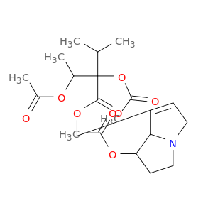 [1-(acetyloxy)-2,3,5,7a-tetrahydro-1h-pyrrolizin-7-yl]methyl 2,3-bis(acetyloxy)-2-(propan-2-yl)butanoate