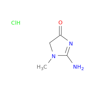 2-氨基-1-甲基-1,5-二氢-4H-咪唑-4-酮 盐酸盐