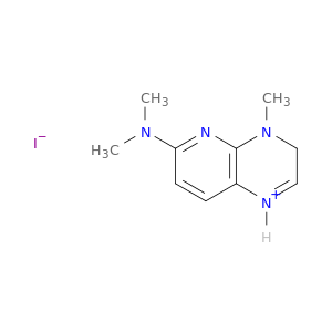 Pyrido[2,3-b]pyrazinium, 6-(dimethylamino)-4-methyl-, iodide