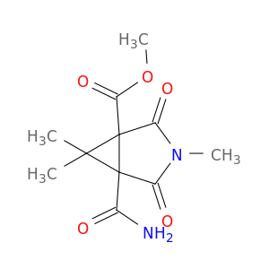 methyl 5-carbamoyl-3,6,6-trimethyl-2,4-dioxo-3-azabicyclo[3.1.0]hexane-1-carboxylate