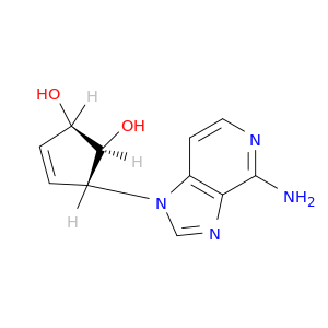 3-Cyclopentene-1,2-diol,5-(4-amino-1H-imidazo[4,5-c]pyridin-1-yl)-, (1R,2S,5S)-rel-
