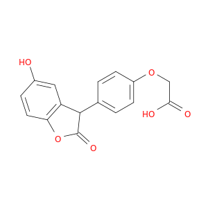 Acetic acid, [4-(2,3-dihydro-5-hydroxy-2-oxo-3-benzofuranyl)phenoxy]-