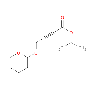 2-Butynoic acid, 4-[(tetrahydro-2H-pyran-2-yl)oxy]-, 1-methylethyl ester