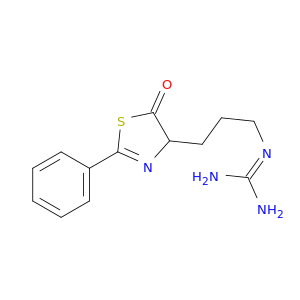 Guanidine,N-[3-(4,5-dihydro-5-oxo-2-phenyl-4-thiazolyl)propyl]-
