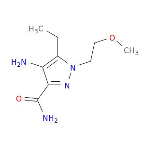 4-氨基-5-乙基-1-(2-甲氧基乙基)-1H-吡唑-3-甲酰胺