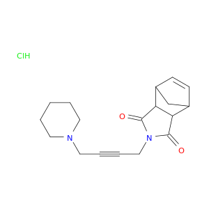 2-[4-(piperidin-1-yl)but-2-yn-1-yl]-3a,4,7,7a-tetrahydro-1h-4,7-methanoisoindole-1,3(2h)-dione hydrochloride(1:1)