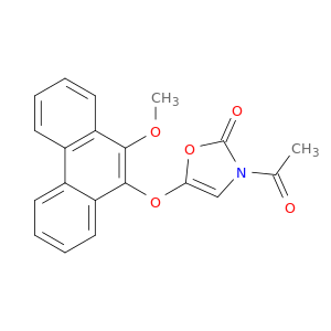 2(3H)-Oxazolone, 3-acetyl-5-[(10-methoxy-9-phenanthrenyl)oxy]-