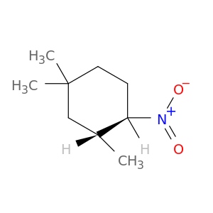 Cyclohexane, 1,1,3-trimethyl-4-nitro-, trans-