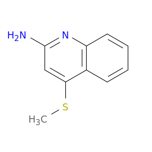 2-Quinolinamine, 4-(methylthio)-