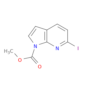 1H-Pyrrolo[2,3-b]pyridine-1-carboxylic acid, 6-iodo-, methyl ester